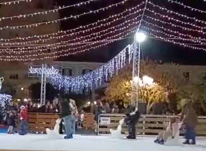 La pista di pattinaggio