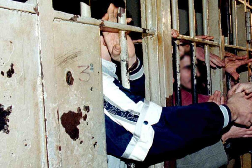 Un carcere sovraffollato