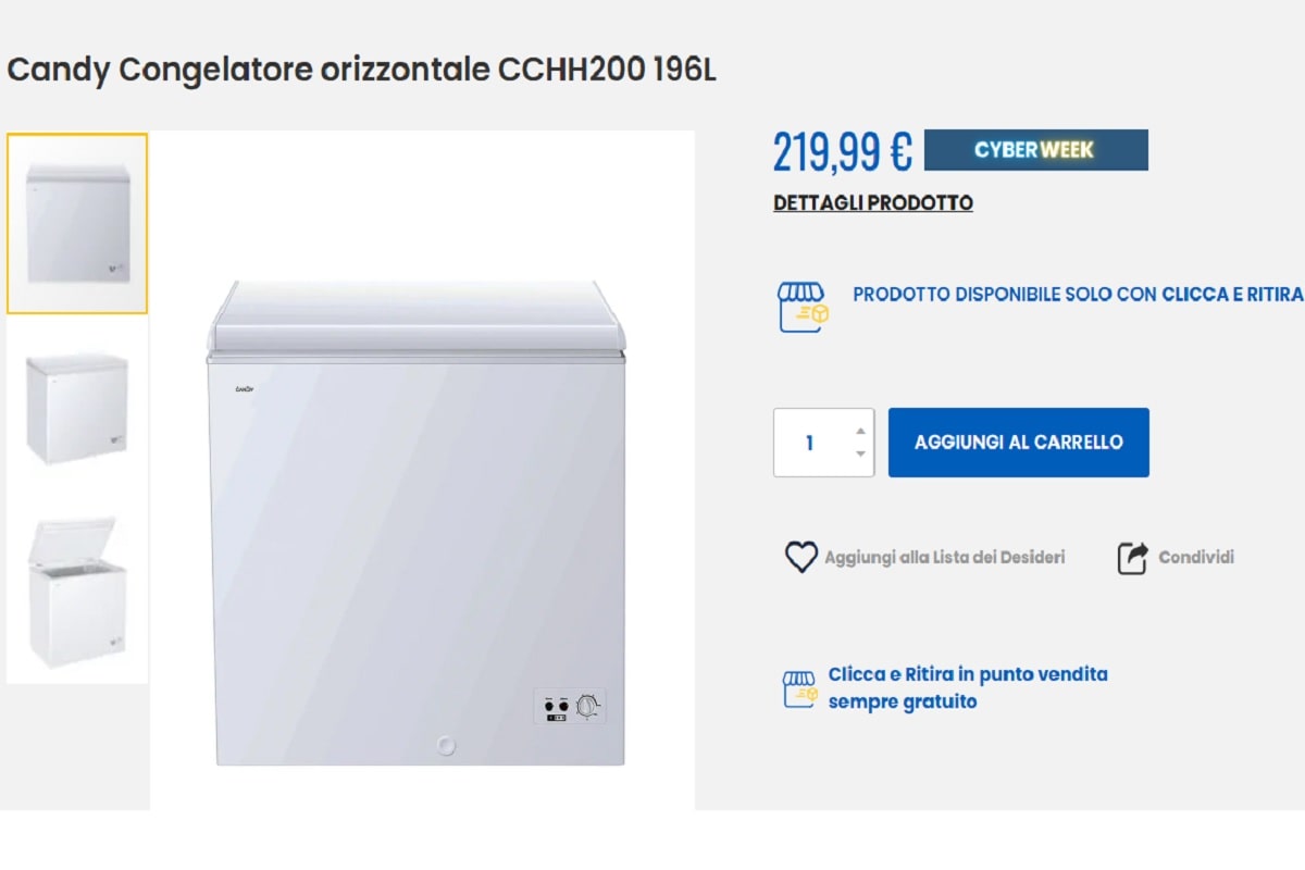 elettrodomestico in offerta da eurospin