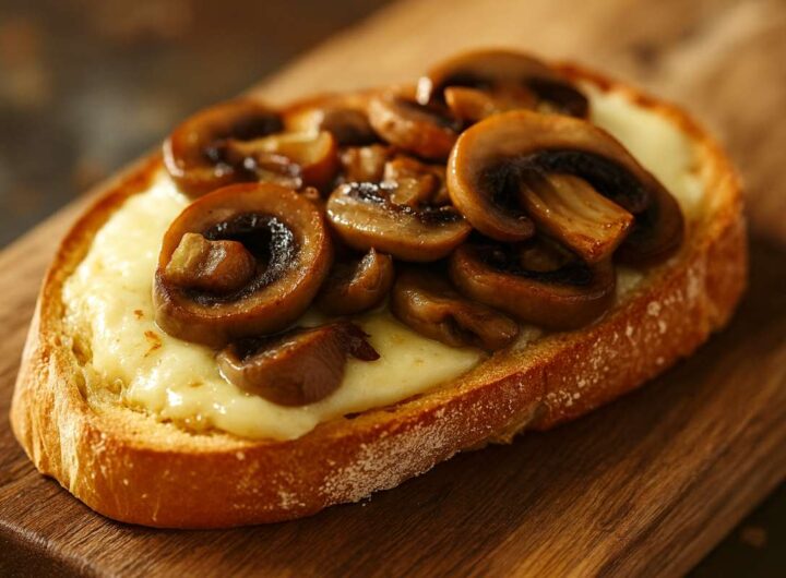 crostone funghi e brie