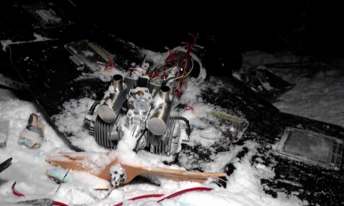 Il presunto drone che ha colpito la dacia di Putin