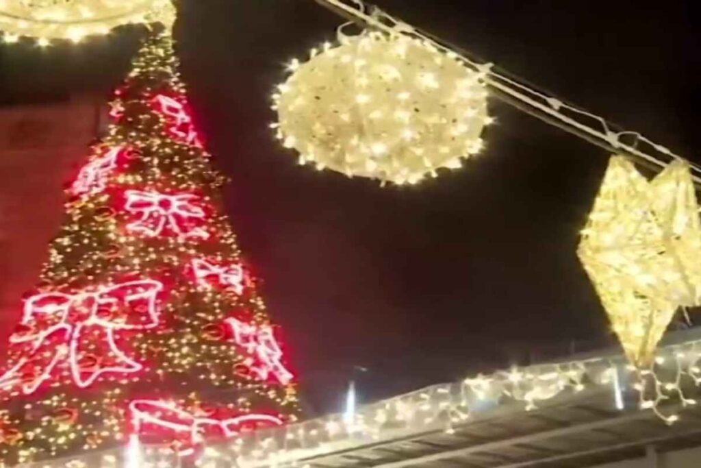 Albero di Natale a Gerusalemme