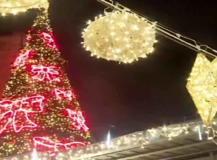 Albero di Natale a Gerusalemme