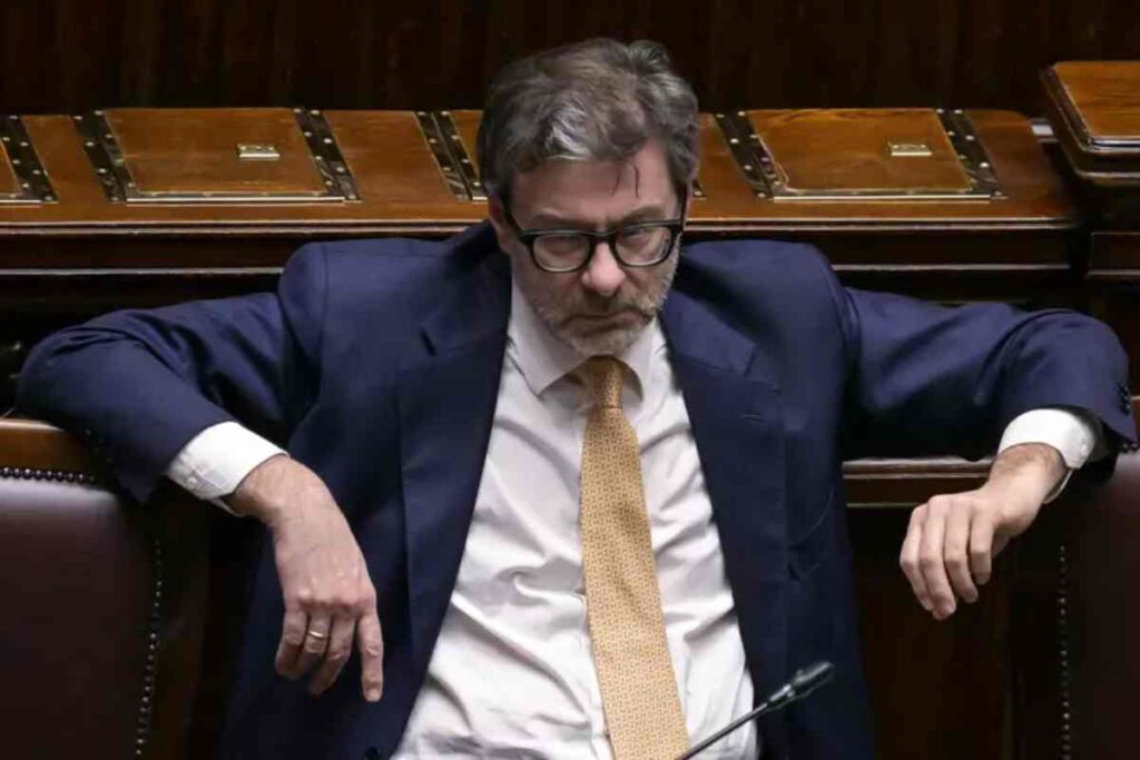 Il ministro dell'Economia Giancarlo Giorgetti