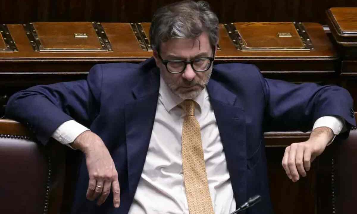 Il ministro dell'Economia Giancarlo Giorgetti
