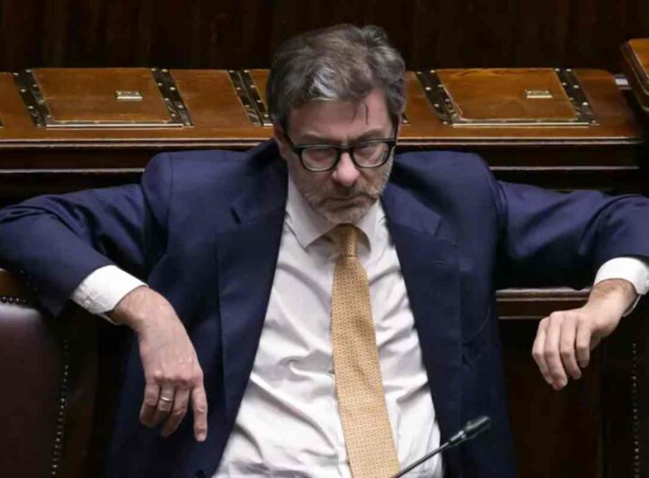 Il ministro dell'Economia Giancarlo Giorgetti