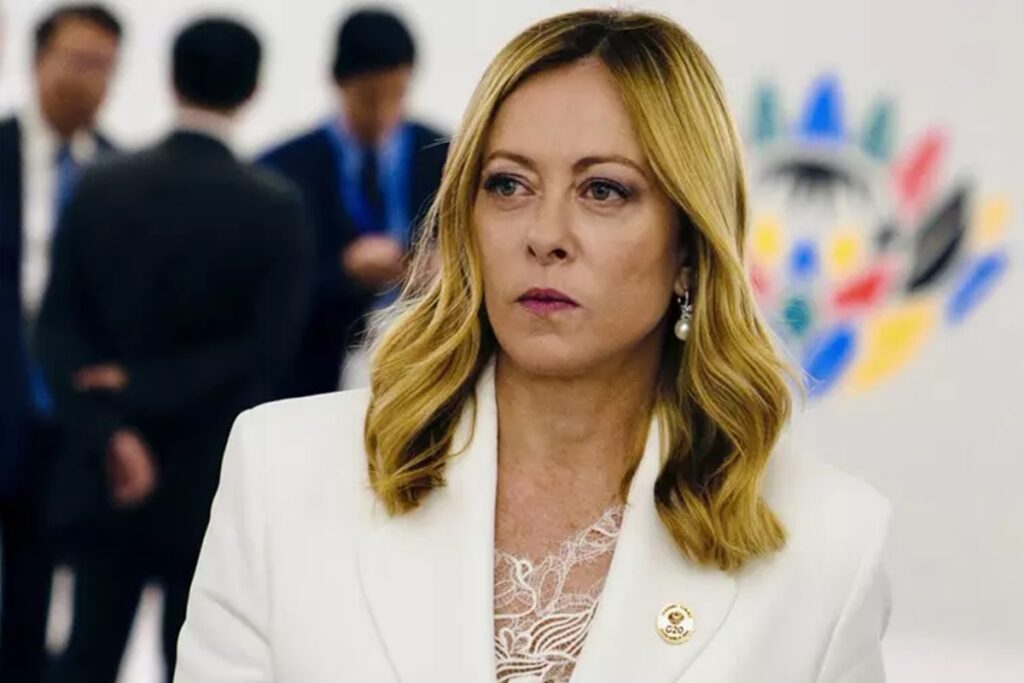 La premier, Giorgia Meloni