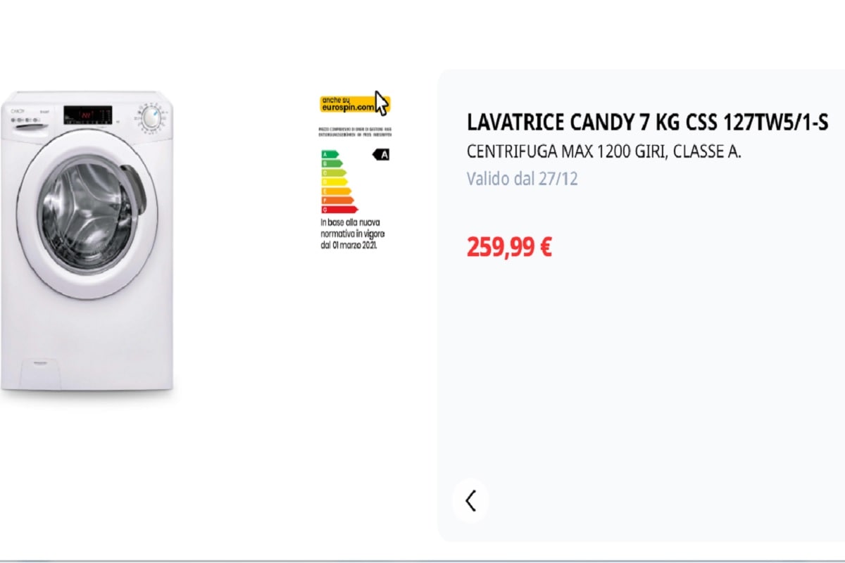 elettrodomestico eurospin in offerta