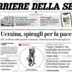 Il Corriere della Sera, la prima pagina di oggi