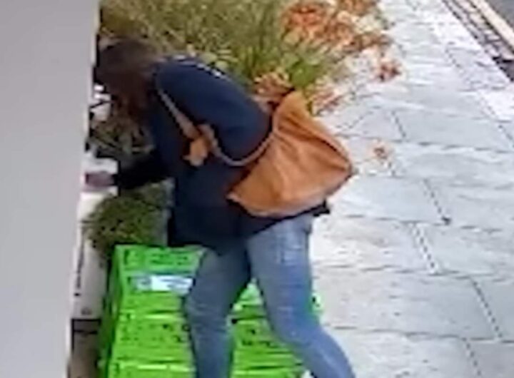 Ruba all'esterno di un ristorante