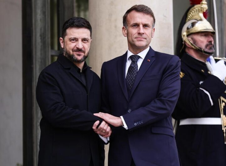 Macron e Zelensky