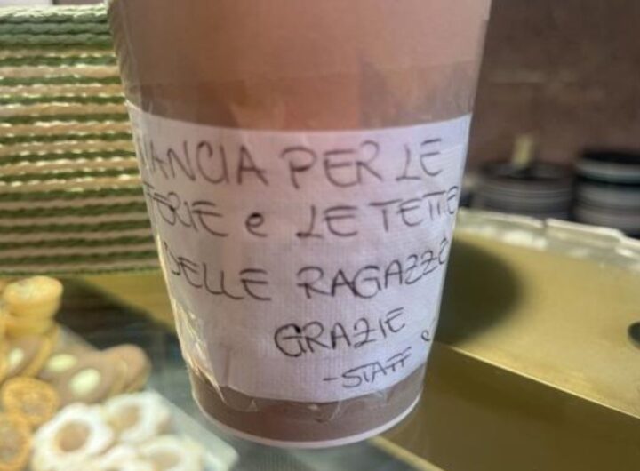 cartello mancia tette