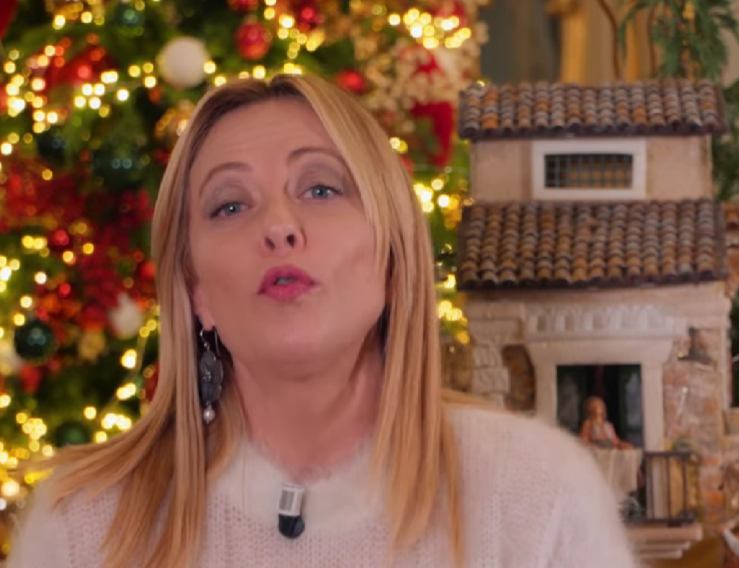 Gli auguri di Natale di Giorgia Meloni