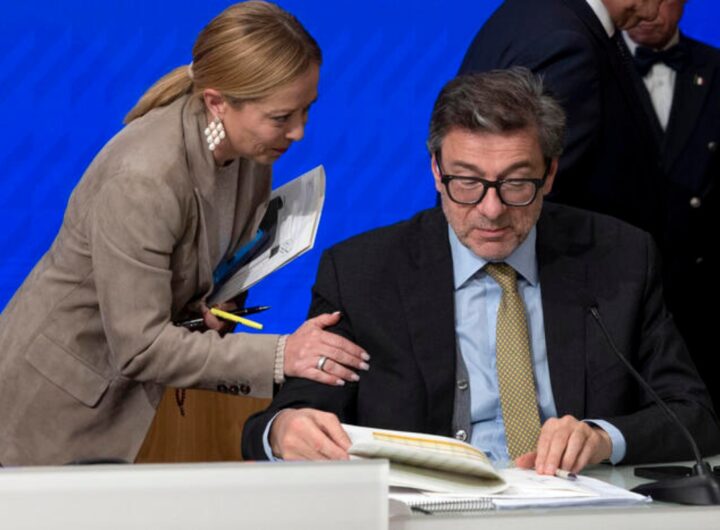meloni e giorgetti