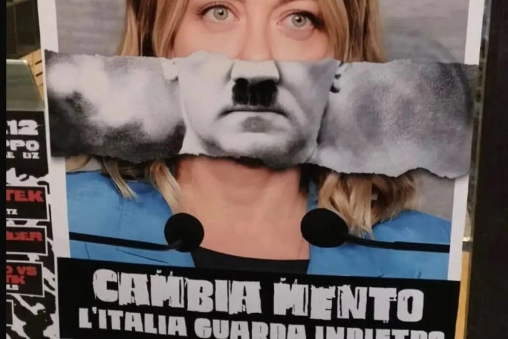 meloni hitler