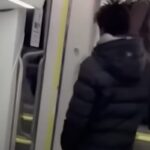 modella aggredita in treno