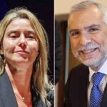 Federica Mogherini e Stefano Sannino
