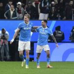 Il Napoli in campo per la Supercoppa italiana
