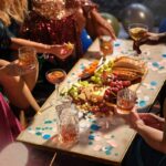 cena di Natale con amici