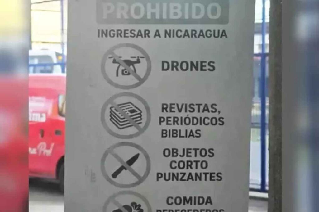 Nicaagua blocca Bibbie e telecamere alle frontiere