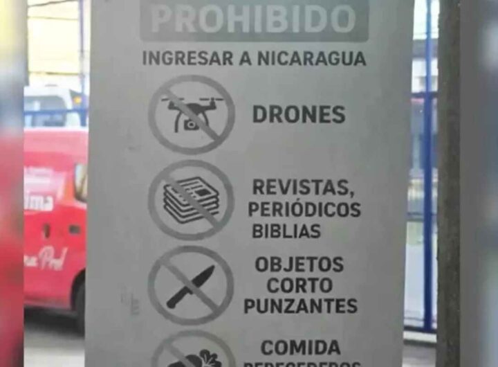 Nicaagua blocca Bibbie e telecamere alle frontiere