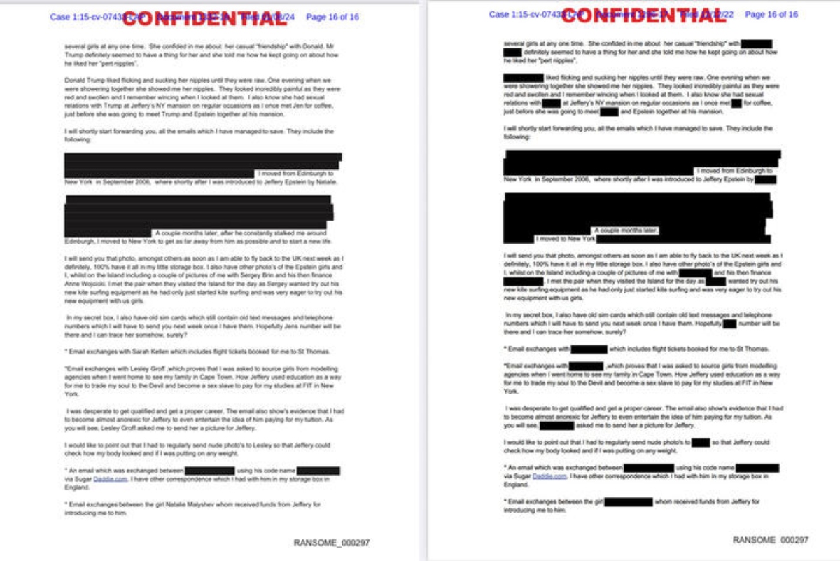 epstein files omissis