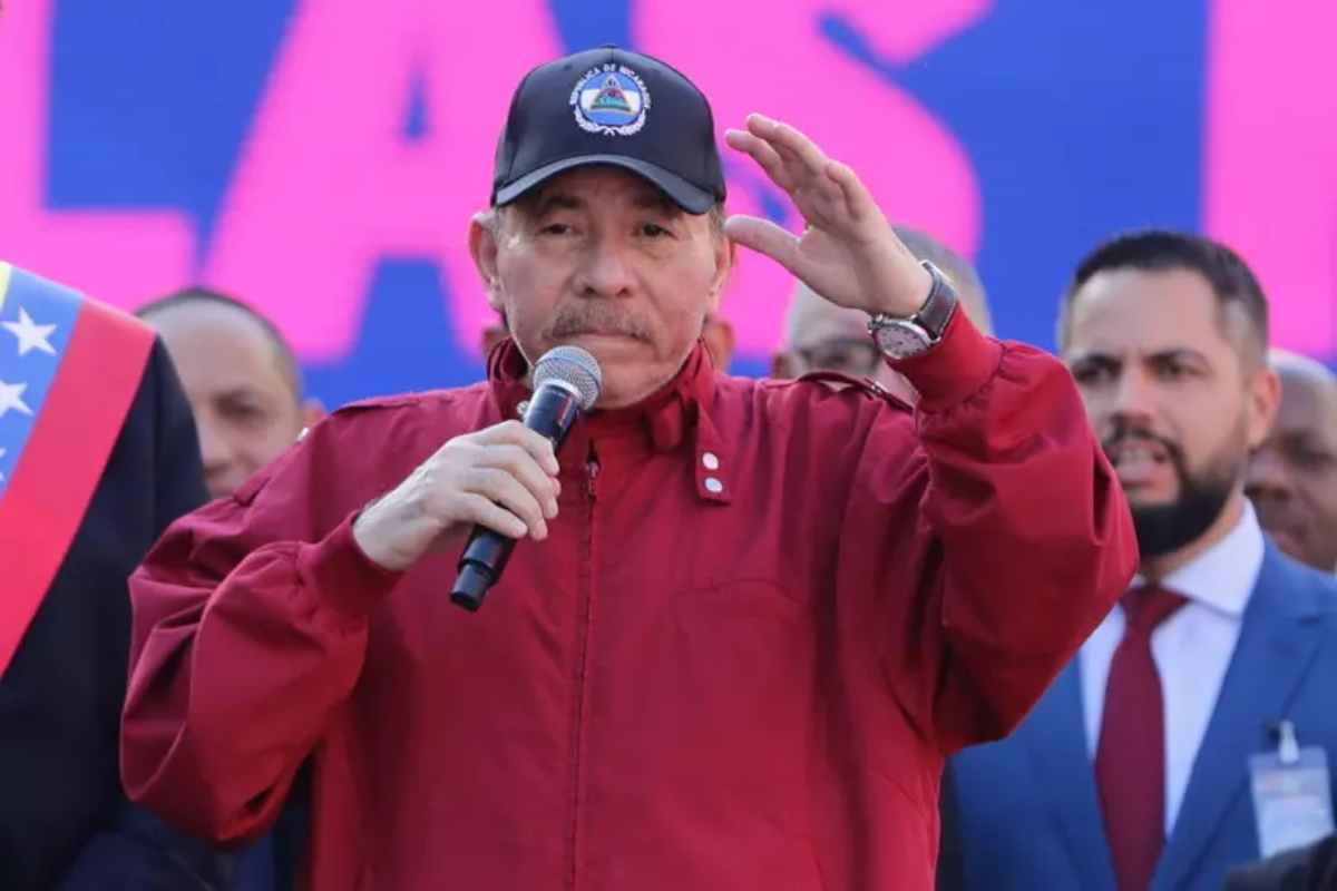 Il presidente del Nicaragua Daniel Ortega 