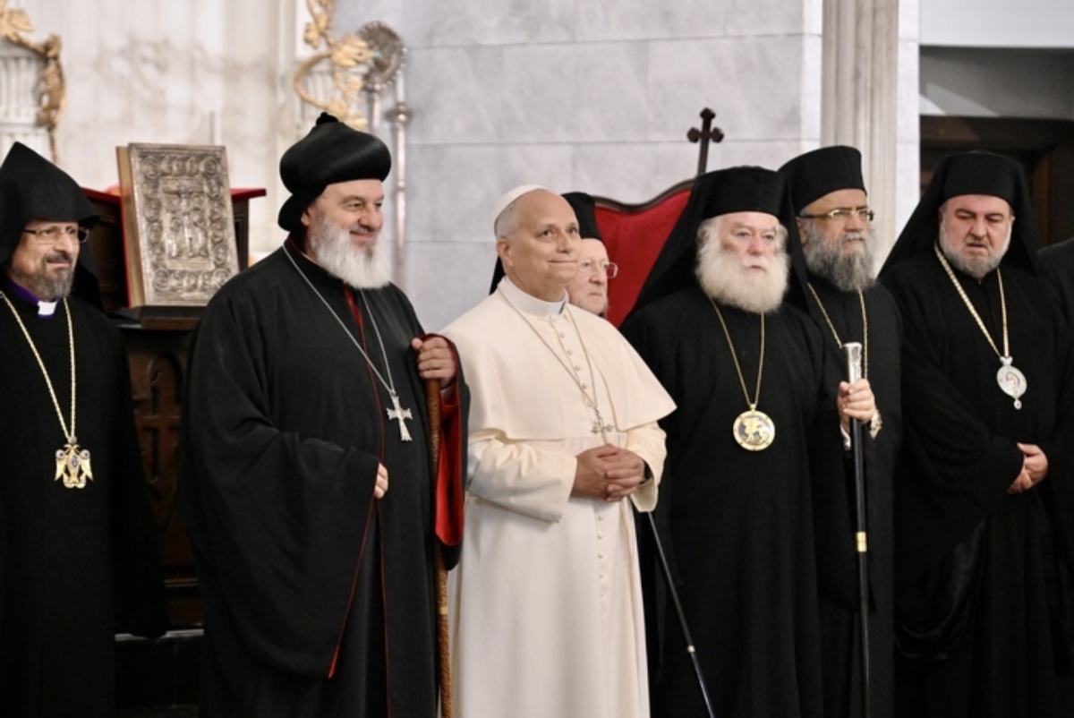 papa leone viaggio apostolico in medio oriente