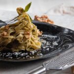 pasta cremosa con noci