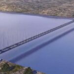 Il rendering del ponte di Messina