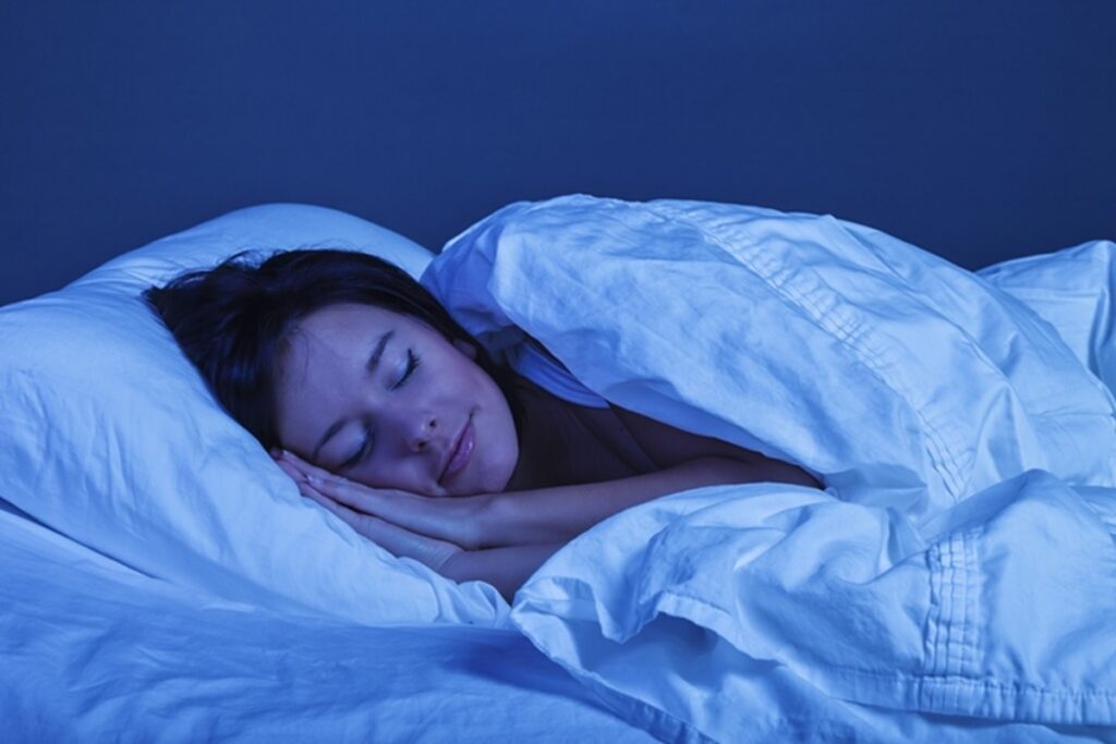 Una persone che dorme