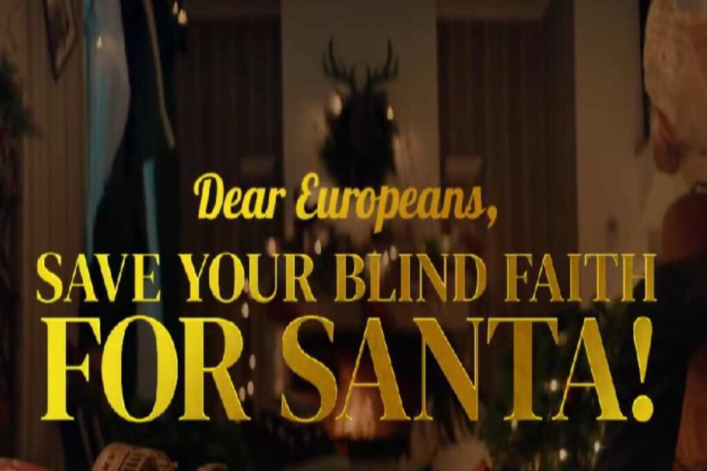 Spot natalizio di Russia Today