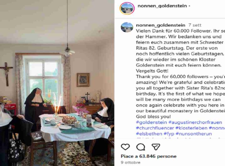 Le tre suore austriache che hanno occupato il convento