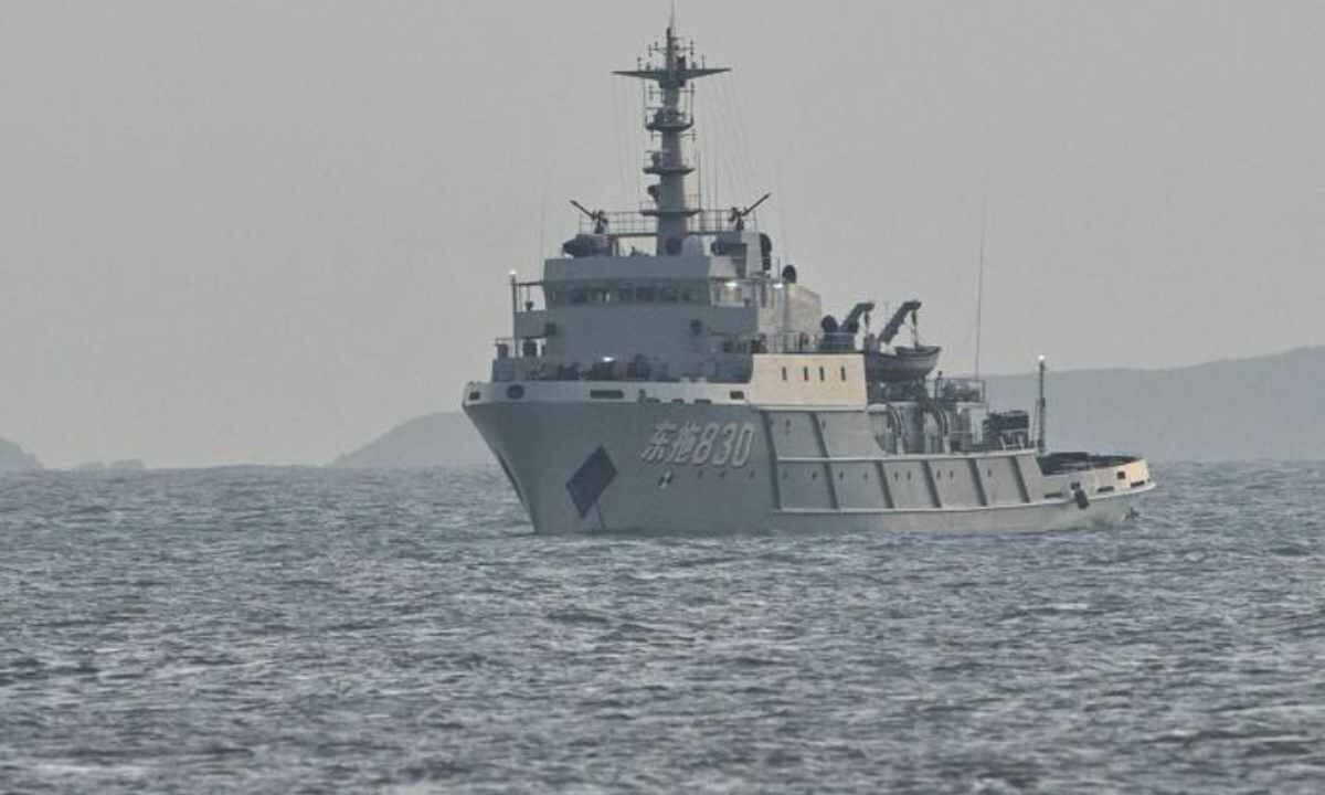 Nave cinese nei pressi di Taiwan