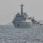 Nave cinese nei pressi di Taiwan