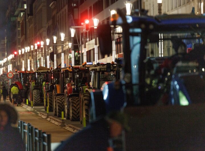 protesta trattori bruxelles
