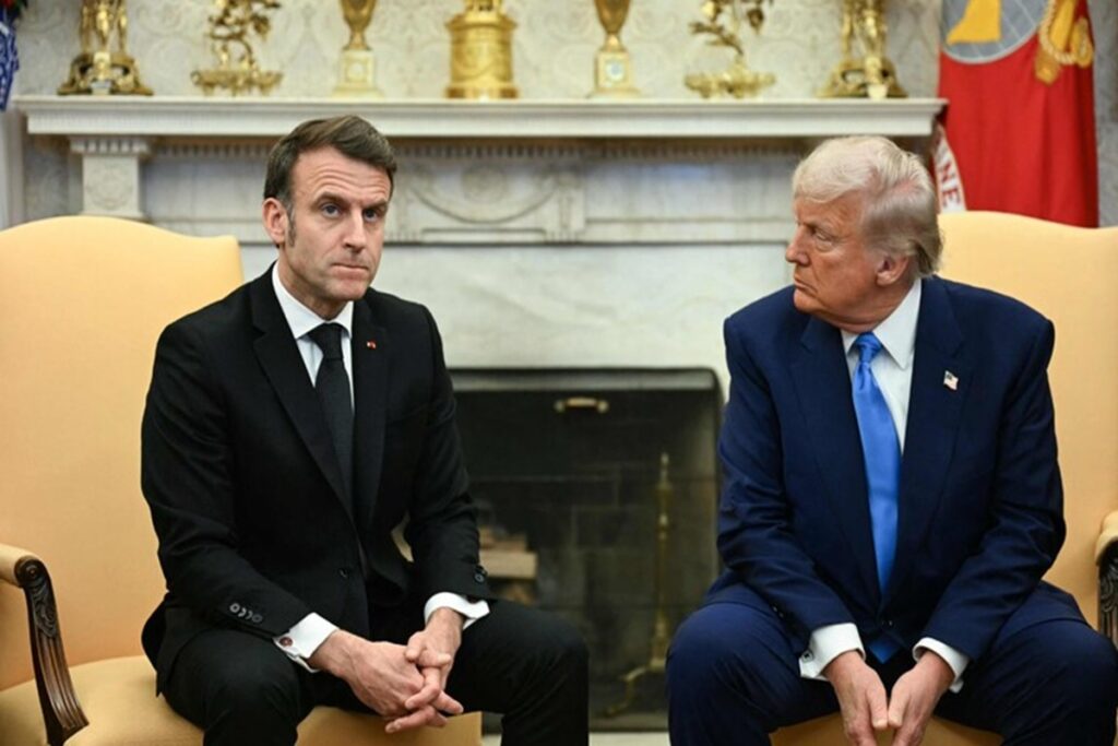 Emmanuel Macron e Donald Trump