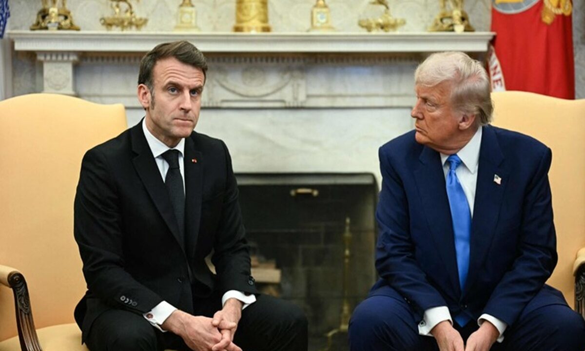 Emmanuel Macron e Donald Trump