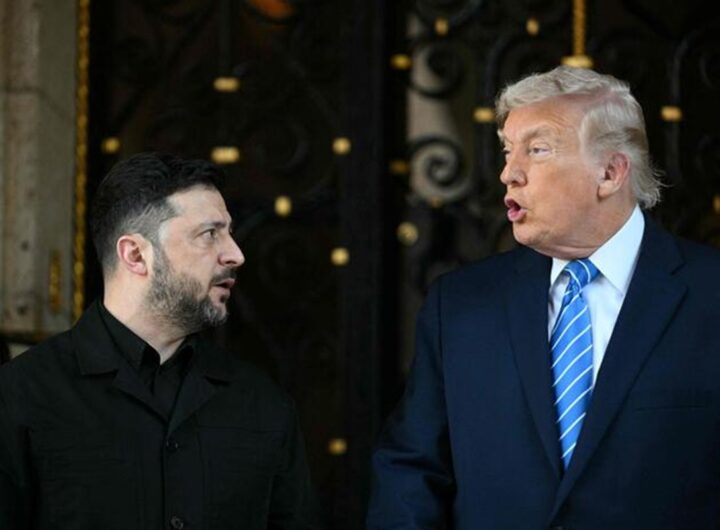 Il presidente degli Stati Uniti Donald Trump e il presidente ucraino, Volodymyr Zelensky