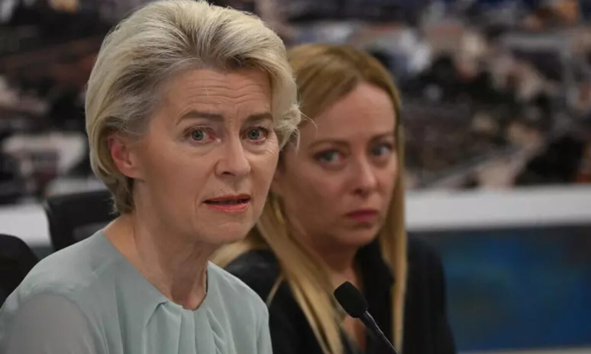 von der leyen e meloni