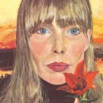 L'autoritratto di Joni Mitchell utilizzato per la copertina del suo album Clouds