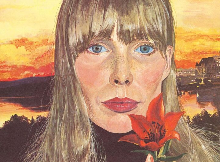L'autoritratto di Joni Mitchell utilizzato per la copertina del suo album Clouds
