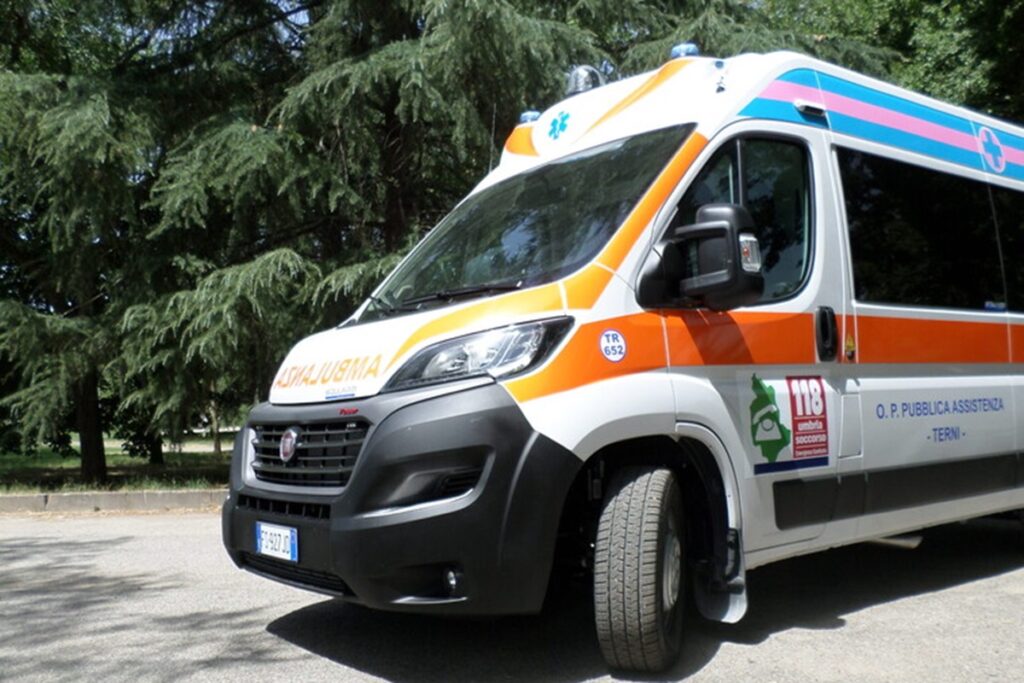 Un'ambulanza