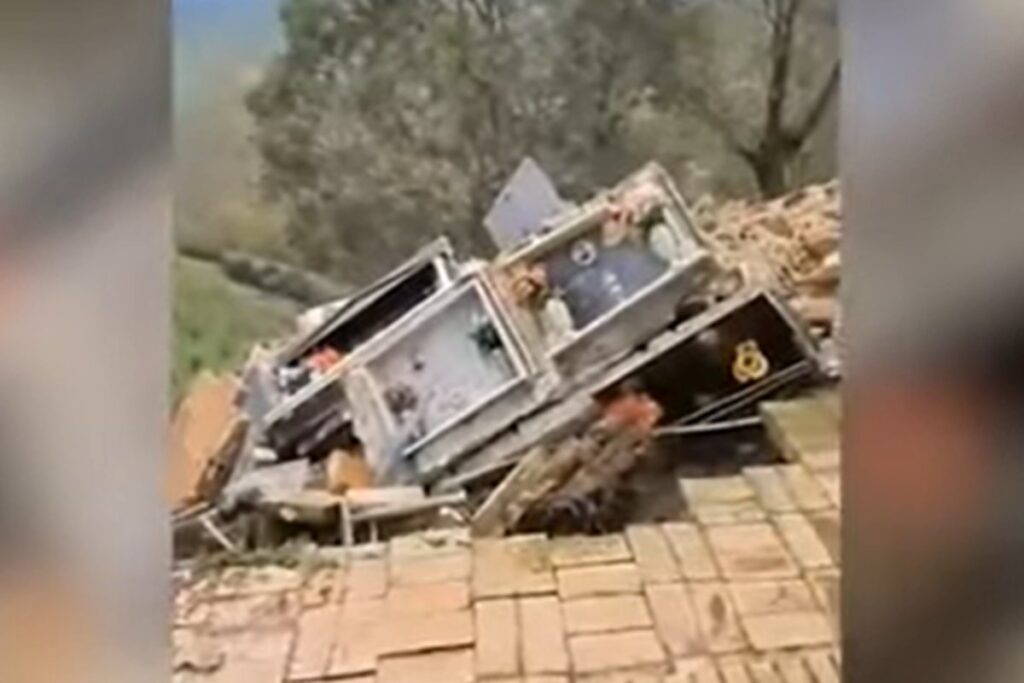 frana cimitero di San Mauro Marchesato