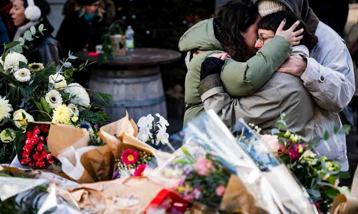 Il memoriale dedicato alle vittime di Crans-Montana