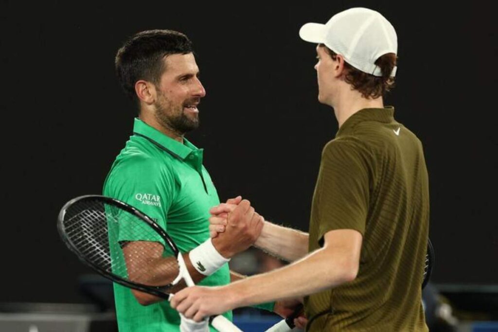 Djokovic e Sinner