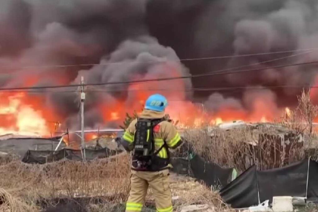 Incendio a Seul