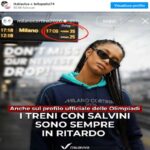 I treni in ritardo sul profilo di Milano Cortina