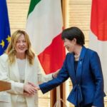 Meloni in Giappone
