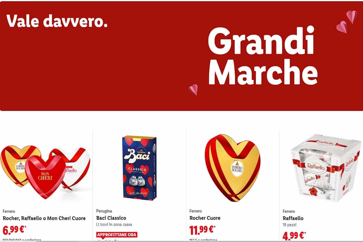 offerte lidl grandi marche san valentino